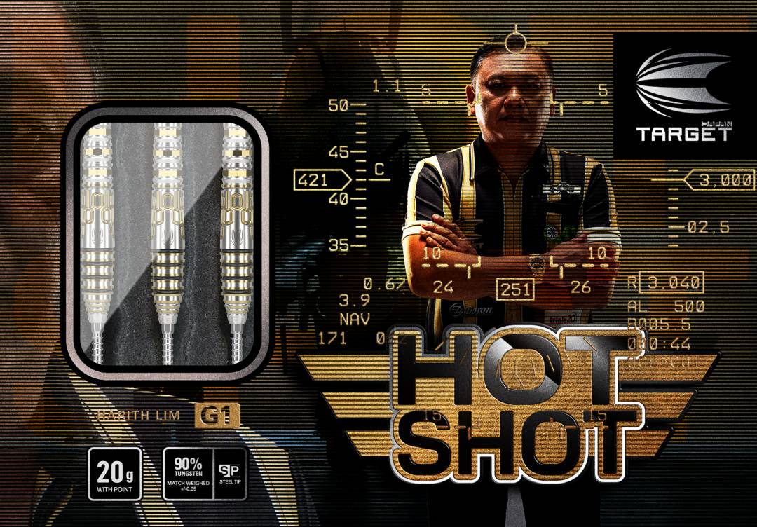 Target Japan - Prime Series Hot Shot Harith Lim - 90% - Sada Steel Šípok - Direct Darts - 3