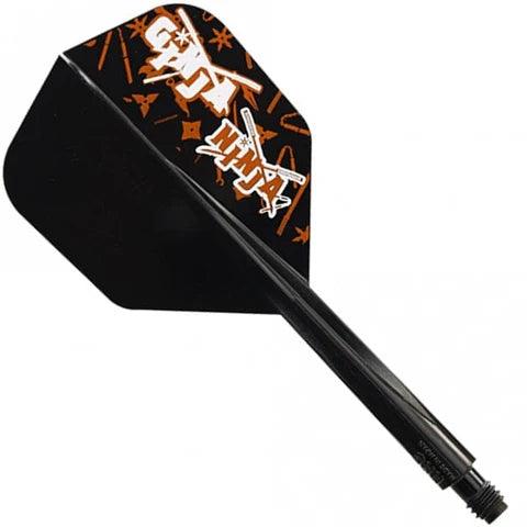 Condor - Axe Ginja Ninja - Čierna - No6 - Jednodielny Násadka/Letky Na Šípky - Direct Darts - 1