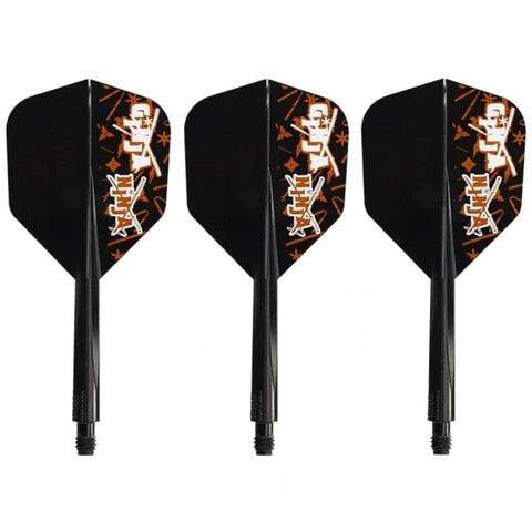 Condor - Axe Ginja Ninja - Čierna - No6 - Jednodielny Násadka/Letky Na Šípky - Direct Darts - 2