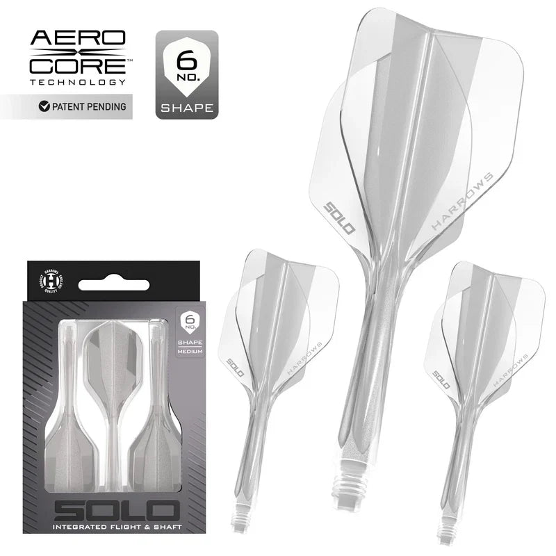 Harrows - Solo 6 - Číra - Šípky Letky/Násadky - Direct Darts - 1