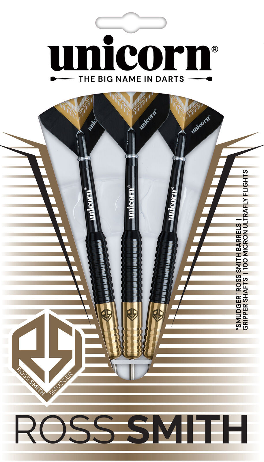 Unicorn - Ross Smith Brass - Steel Šipky - Direct Darts - 4
