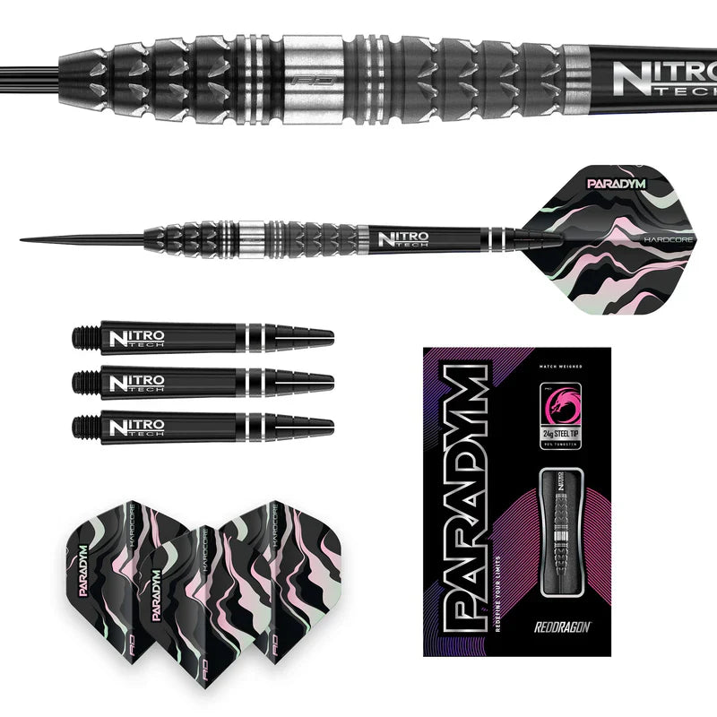 Red Dragon - Paradym - Torpedo 90% - Sada Steel Šípok - Direct Darts - 5