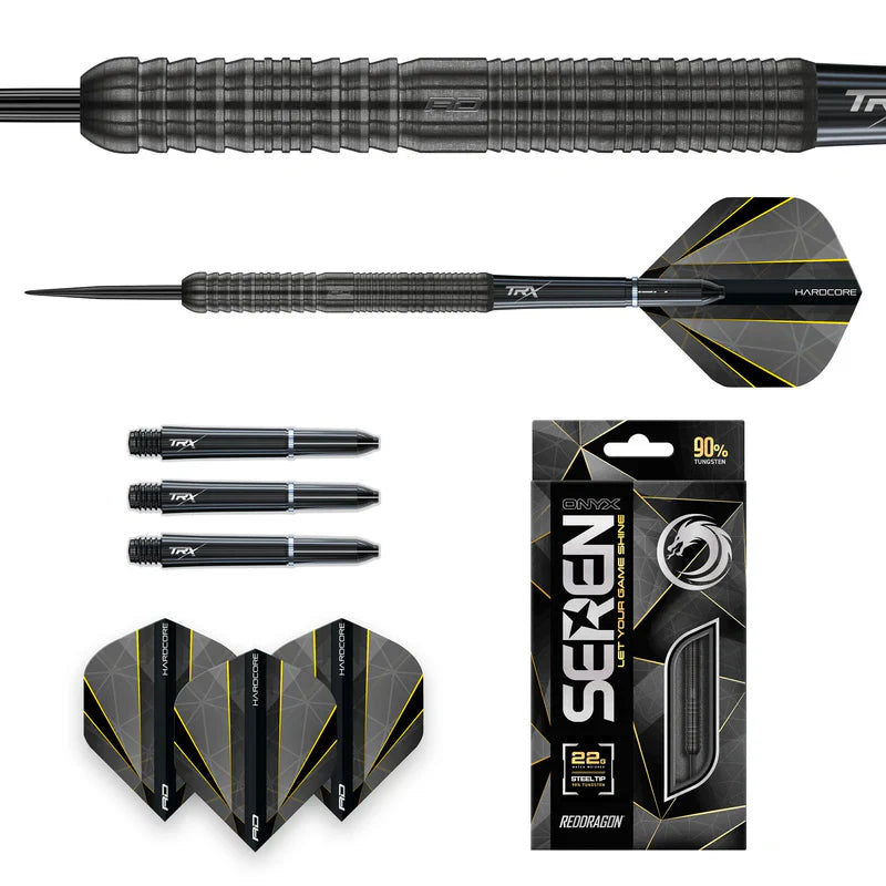 Red Dragon - Seren 1 Onyx 90% - Sada Steel Šípok - Direct Darts - 5