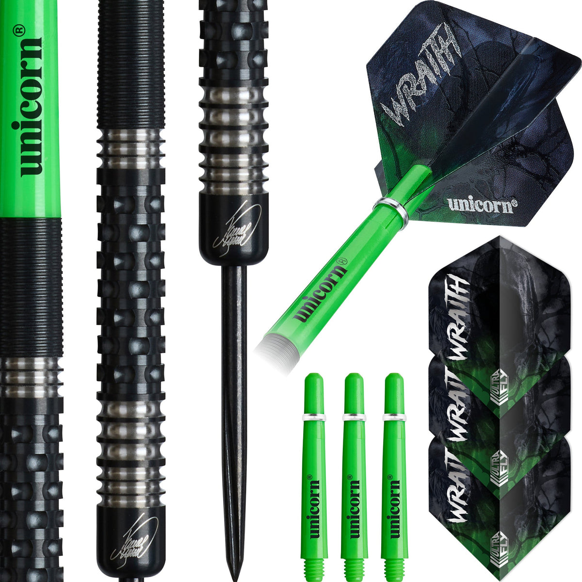 Unicorn - Wraith James Wade - P2 - 90% - Steel Šipky - Direct Darts - 1