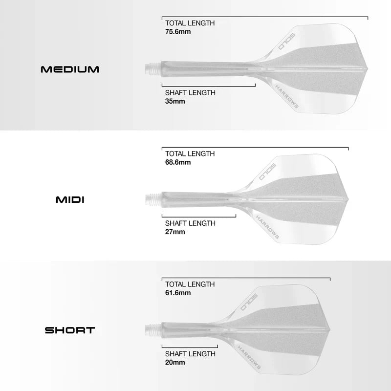 Harrows - Solo 6 - Číra - Šípky Letky/Násadky - Direct Darts - 2