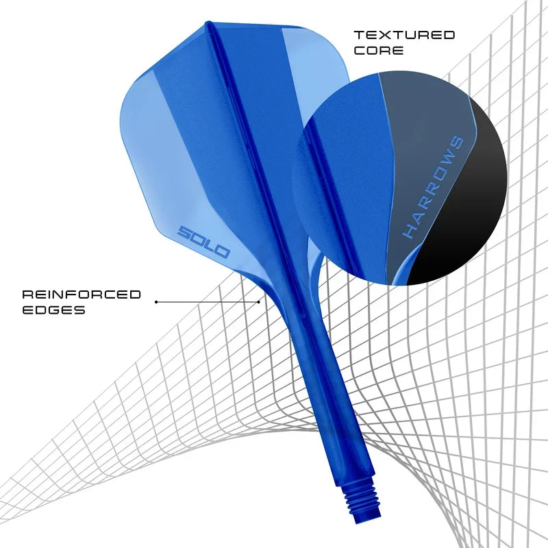 Harrows - Solo 6 - Modrá - Šípky Letky/Násadky - Direct Darts - 4