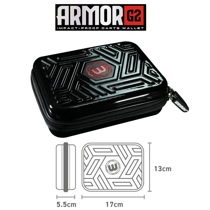 Winmau - Armor G2 - Čierna - Puzdro Na Šípky - Direct Darts - 5