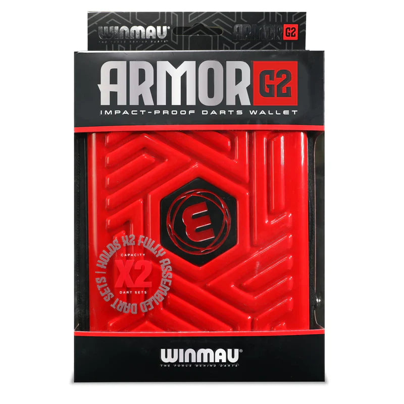 Winmau - Armor G2 - Červená - Puzdro Na Šípky - Direct Darts - 5