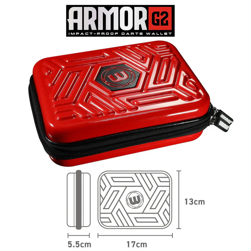 Winmau - Armor G2 - Červená - Puzdro Na Šípky - Direct Darts - 4