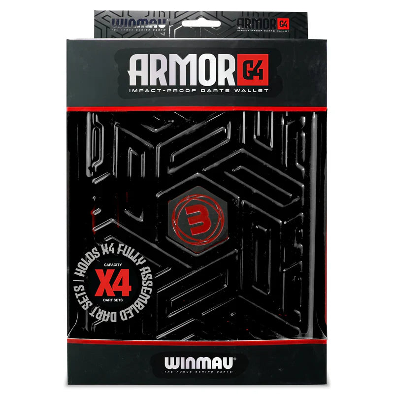 Winmau - Armor G4 - Čierna - Puzdro Na Šípky - Direct Darts - 3