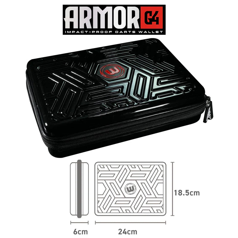 Winmau - Armor G4 - Čierna - Puzdro Na Šípky - Direct Darts - 4