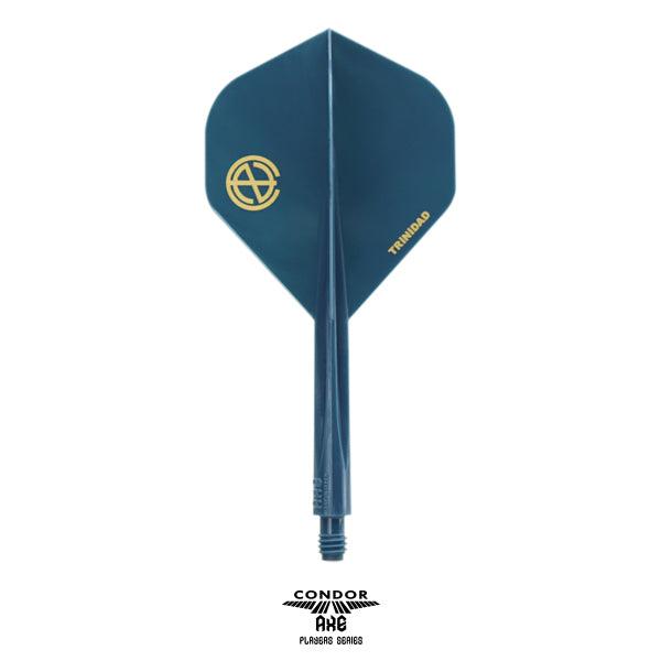 Condor - Axe The Omeshicha - Modrá Zelená - No2 - Jednodielny Násadka/Letky Na Šípky - Direct Darts - 2