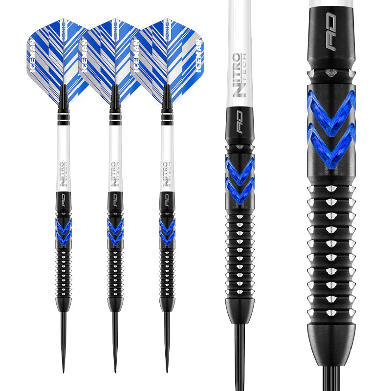 Red Dragon - Gerwyn Price Blue Ice Se - Sada Steel Šípok - Direct Darts - 4