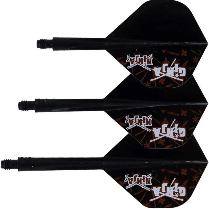 Condor - Axe Ginja Ninja - Čierna - No2 - Jednodielny Násadka/Letky Na Šípky - Direct Darts - 2