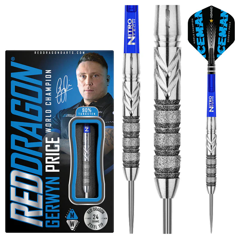 Red Dragon - Gerwyn Price Element - Sada Steel Šípok - Direct Darts - 2