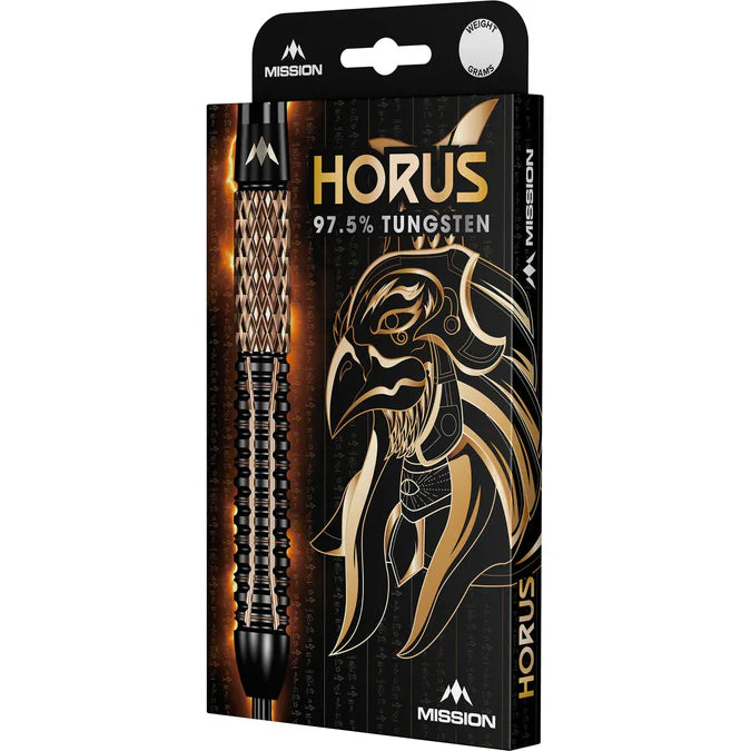 Mission - Horus 97,5% - Čierna & Bronz - Sada Steel Šípok - Direct Darts - 4