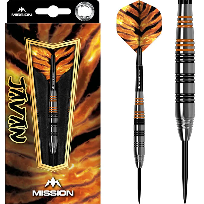 Mission - Javan - Brass - Sada Steel Šípok - Direct Darts - 2