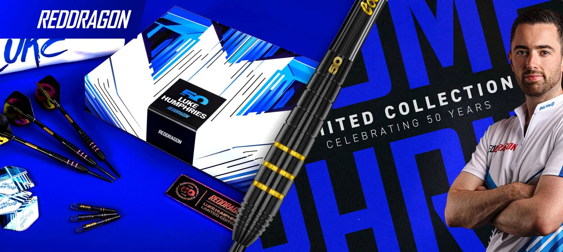 Luke Humphries 50 yr limited edition - Direct Darts - desktop - SK