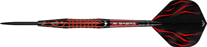 Mission - Lava 95% - Čierna & Červená - Sada Steel Šípok - Direct Darts - 5