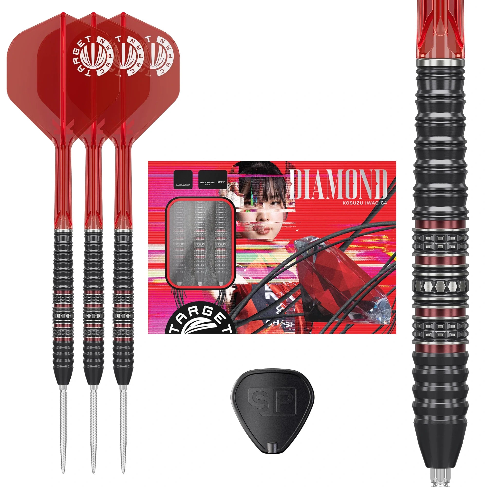 Target Japan - Prime Series Diamond Gen4 - 90% - Steel Šípky - Direct Darts - 1