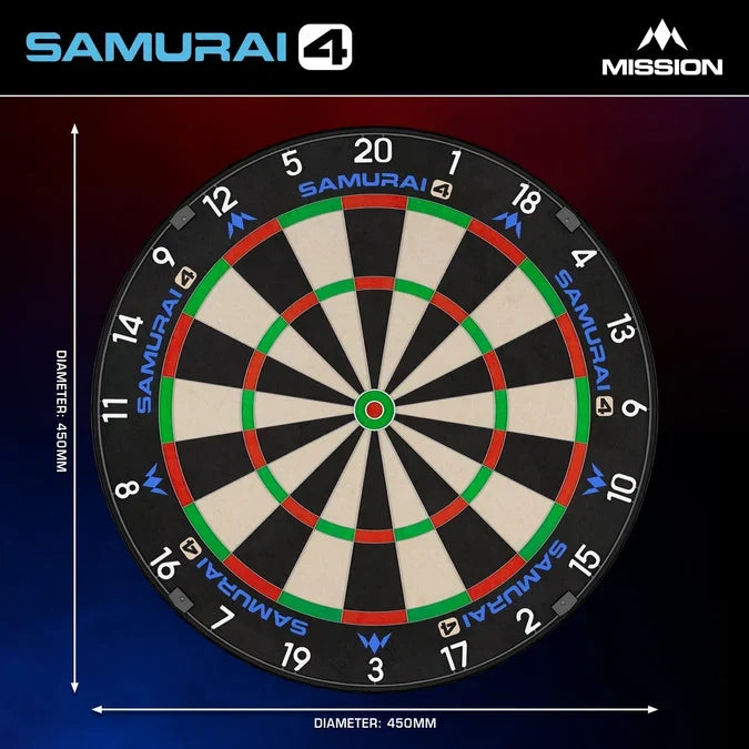 Mission - Mission Samurai 4 - Sisalový Terč Na Šípky - Direct Darts - 5