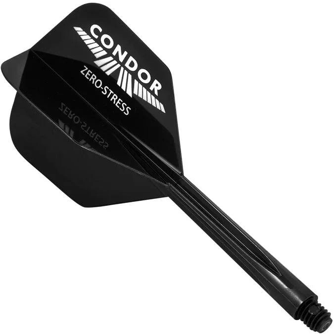 Condor - Zero Stress - Condor Logo - Čierna Biela - No6 - Jednodielny Násadka/Letky Na Šípky - Direct Darts - 1