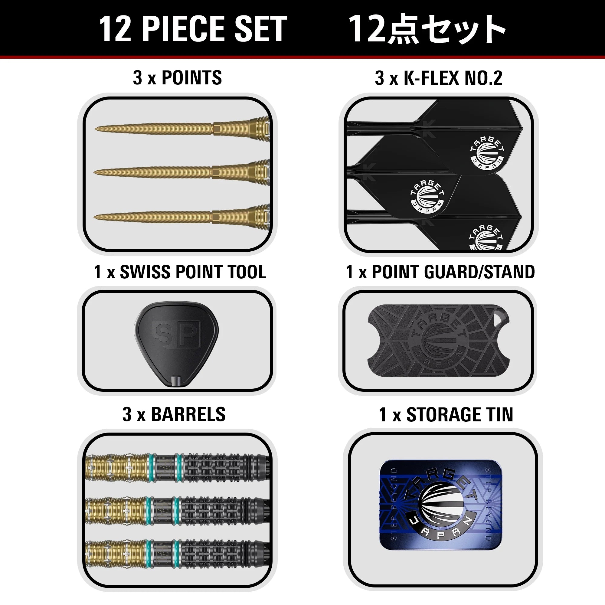 Target Japan - The Miracle Gen7.5 - 95 - Steel Šípky - Direct Darts - 6
