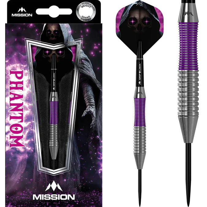 Mission - Phantom - Brass - Sada Steel Šípok - Direct Darts - 2