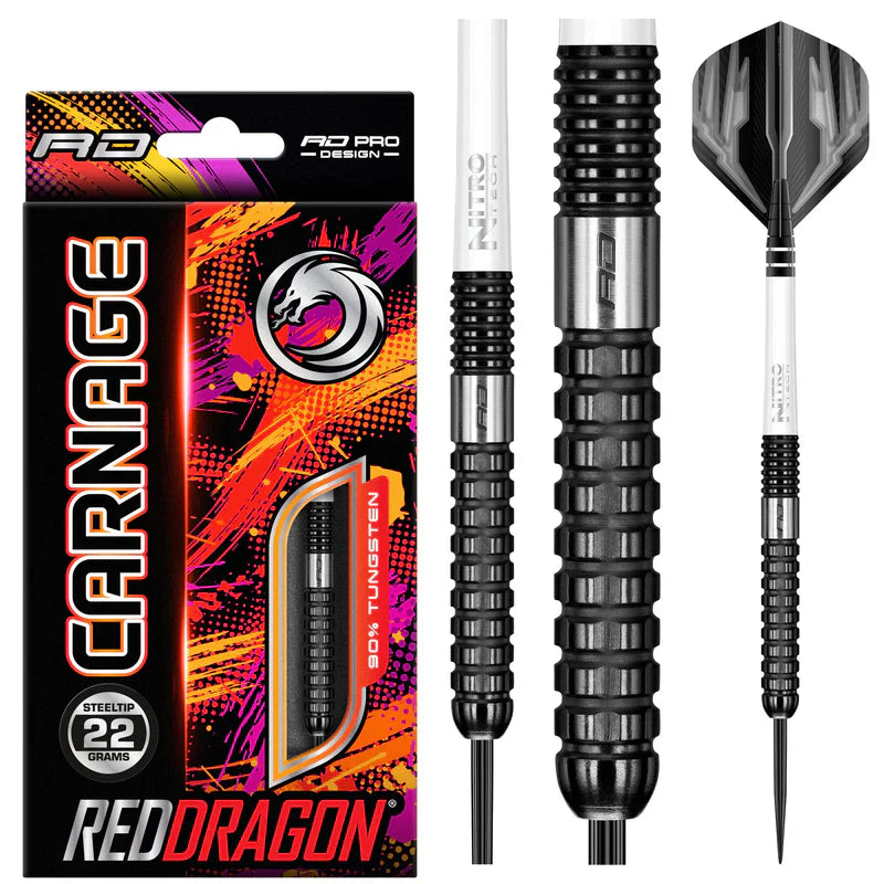 Red Dragon - Carnage 2 - Sada Steel Šípok - Direct Darts - 2
