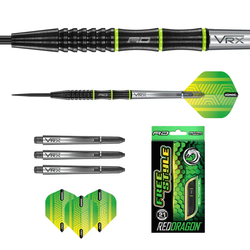 Red Dragon - Freestyle - Sada Steel Šípok - Direct Darts - 4
