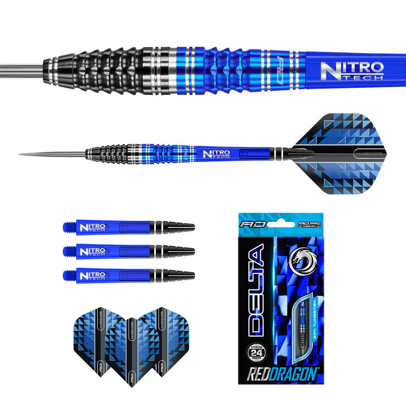 Red Dragon - Delta 2 - Sada Steel Šípok - Direct Darts - 5