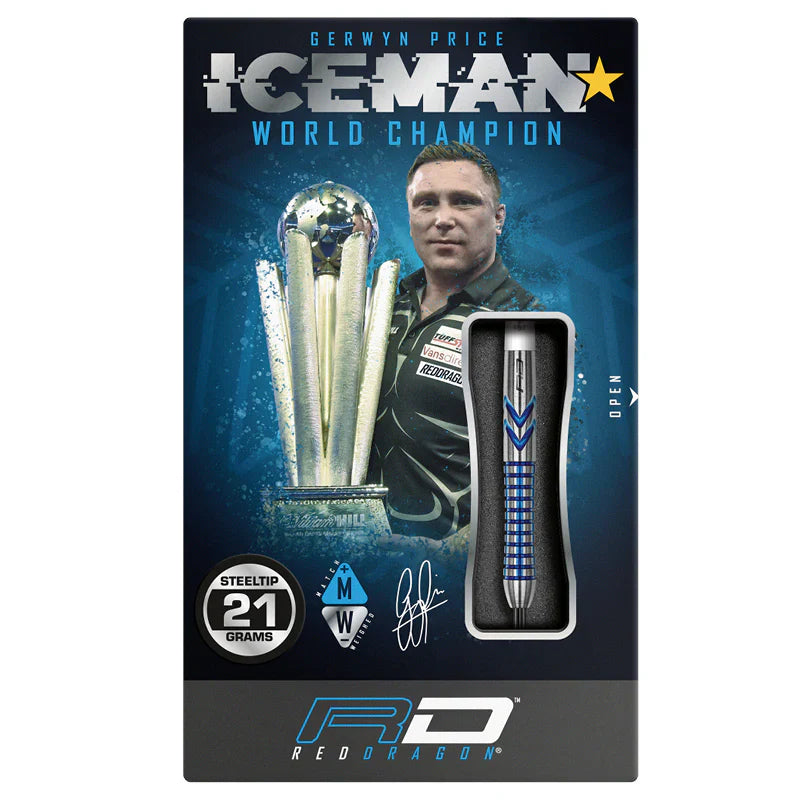 Red Dragon - Gerwyn Price Iceman Contour - Sada Steel Šípok - Direct Darts - 4