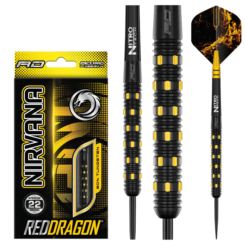 Red Dragon - Nirvana - Sada Steel Šípok - Direct Darts - 2