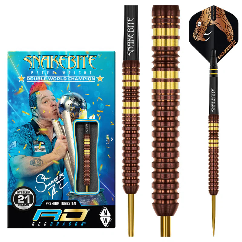 Red Dragon - Peter Wright Copper Fusion - Sada Steel Šípok - Direct Darts - 2