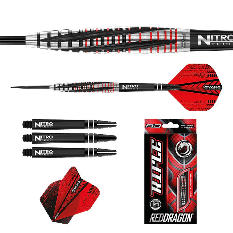 Red Dragon - Rifle - Sada Steel Šípok - Direct Darts - 5