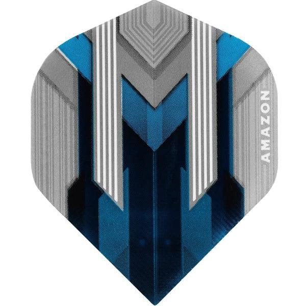Amazon - Silver No2 Svetlomodrá - 100 Mikrón - Letky Na Šípky - Direct Darts - 1