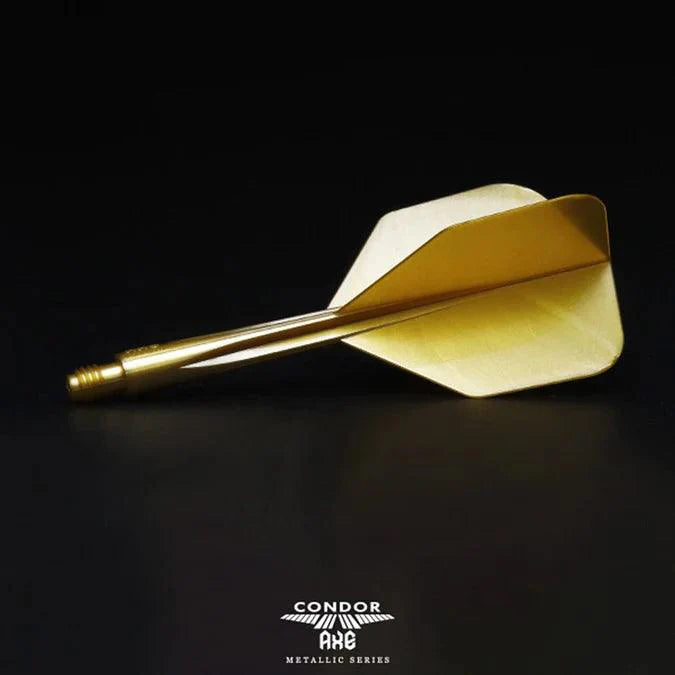 Condor - Axe Metalic - Zlatá - No6 - Jednodielny Násadka/Letky Na Šípky - Direct Darts - 3