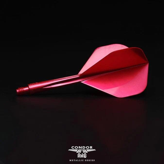 Condor - Axe Metalic - Červená - No2 - Jednodielny Násadka/Letky Na Šípky - Direct Darts - 3