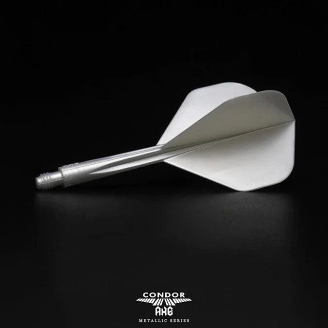 Condor - Axe Metalic - Pearl Strieborná - No2 - Jednodielny Násadka/Letky Na Šípky - Direct Darts - 3