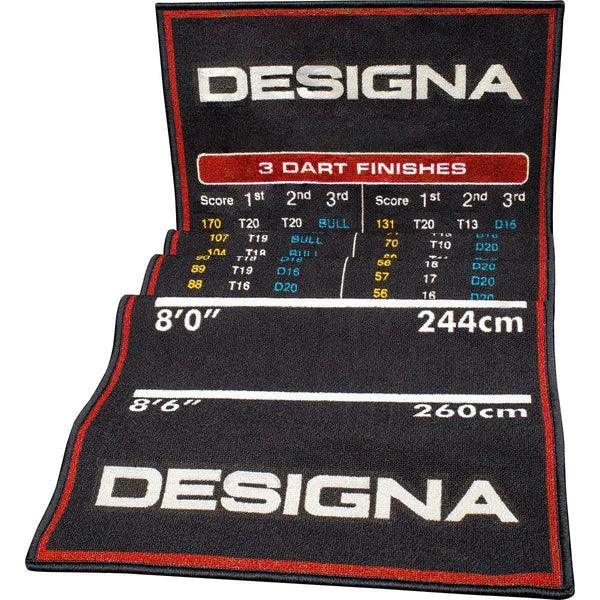 Designa - Skórovacia Tabuľa - Protisklzová Vrstva - 290Cm*80Cm - Červená - Koberec Na Šípky - Direct Darts - 3