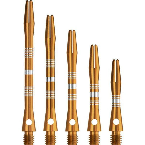 Designa - Multiline Hliník Zlatá - Násadka Na Šípky - Direct Darts - 1