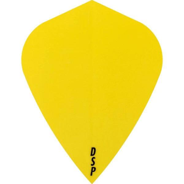 Designa - Poly Plain Original Šarkana Žltá - 100 Mikrón - Letky Na Šípky - Direct Darts - 1