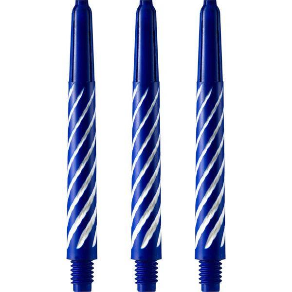 Designa - Spiroline Nylon Modrá & Biela - Násadka Na Šípky - Direct Darts - 2