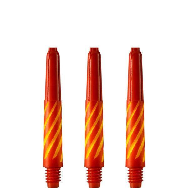 Designa - Spiroline Nylon Červená & Žltá - Násadka Na Šípky - Direct Darts - 3