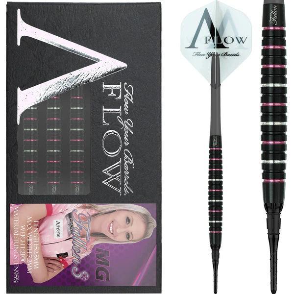 Dynasty - Black Line Ct - Fallon Sherrock 95% - Čierna & Ružová - Sada Soft Šípok - Direct Darts - 1