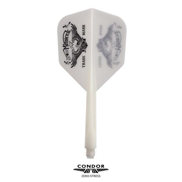 Condor - Zero Stress - West Bull L.A - Biela - No6 - Jednodielny Násadka/Letky Na Šípky - Direct Darts - 1