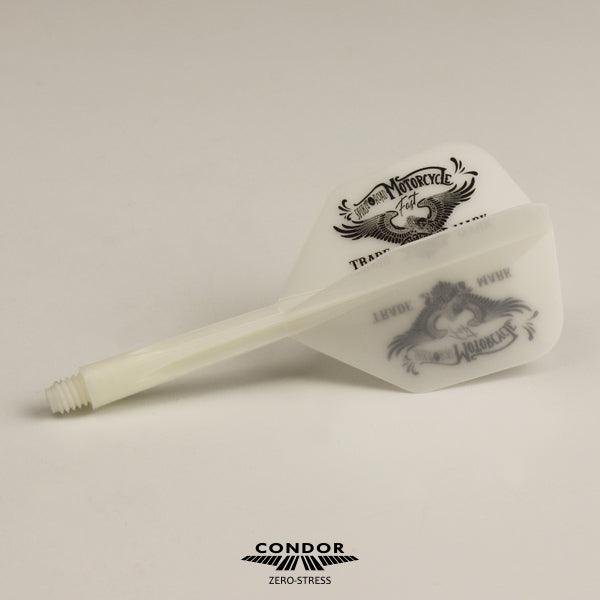 Condor - Zero Stress - West Bull L.A - Biela - No6 - Jednodielny Násadka/Letky Na Šípky - Direct Darts - 2