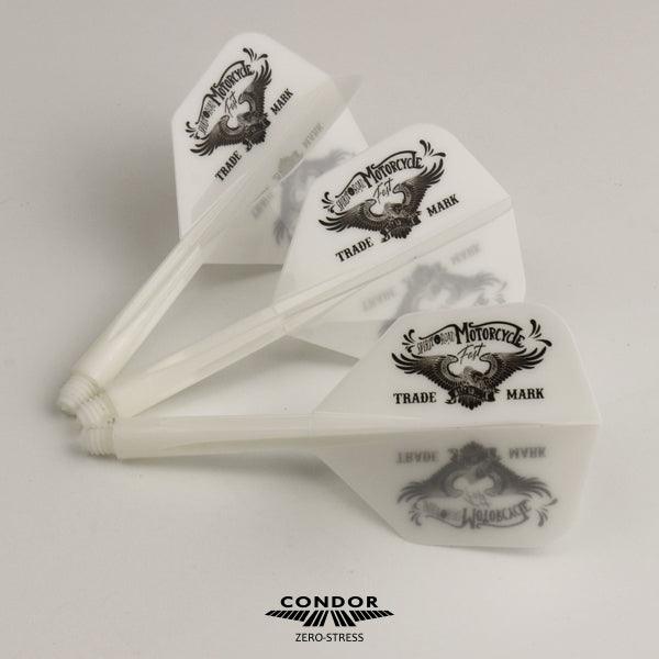 Condor - Zero Stress - West Bull L.A - Biela - No6 - Jednodielny Násadka/Letky Na Šípky - Direct Darts - 3