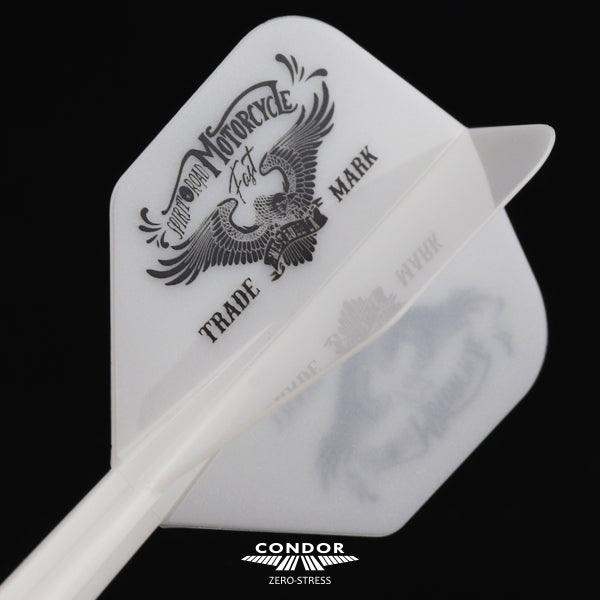 Condor - Zero Stress - West Bull L.A - Biela - No6 - Jednodielny Násadka/Letky Na Šípky - Direct Darts - 4