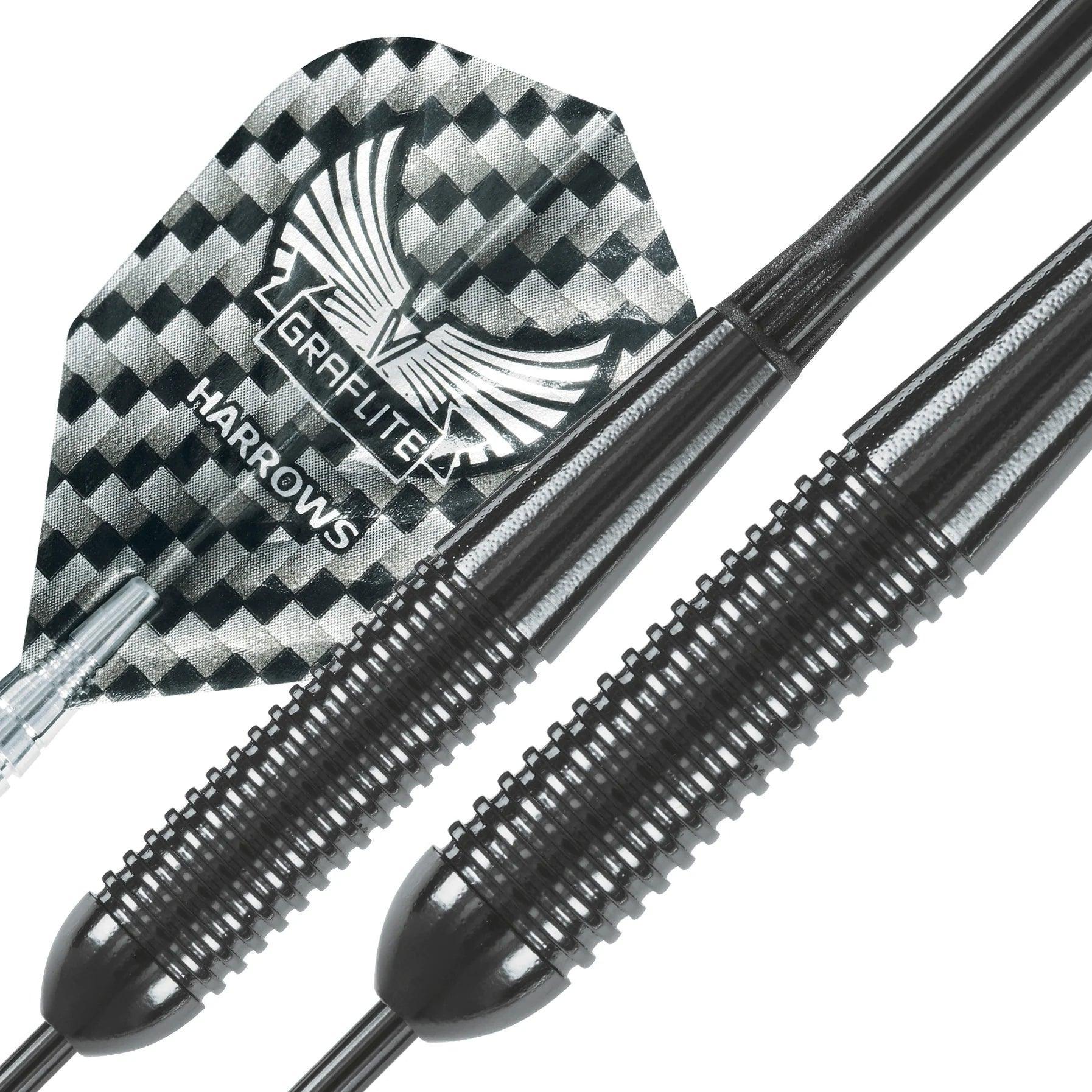 Harrows - Black Arrow 19 G - Sada Steel Šípok - Direct Darts - 3